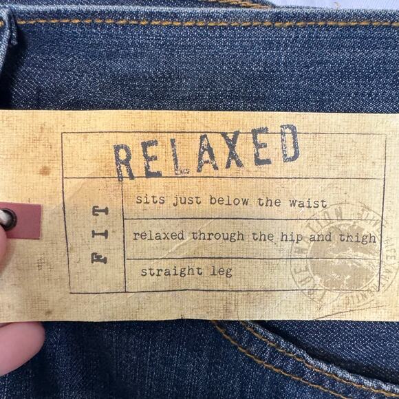 True Nation Relaxed Fit Jeans 56x30 Dark Wash Straight Leg NWT - Picture 5 of 10